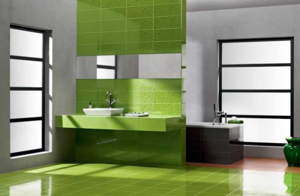 Finishing the bathroom with tiles: photo options, technology 