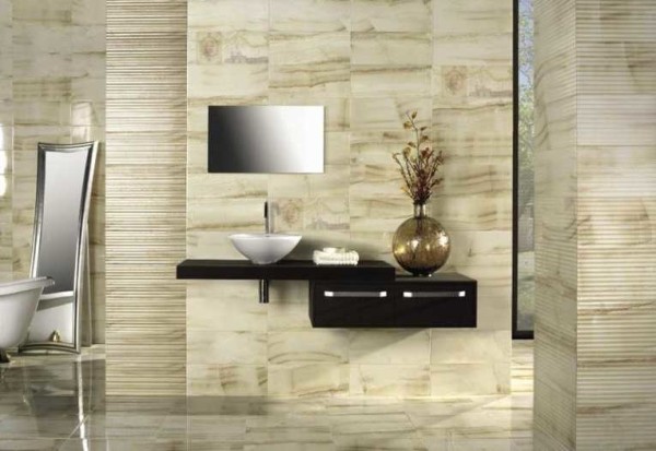 Finishing the bathroom with tiles: photo options, technology 