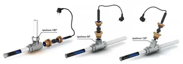 Heating cable for water supply: types, installation, connection diagram