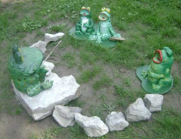 How to make garden figures with your own hands (60 photos)