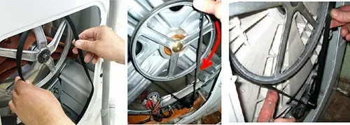 How to replace the belt in the washing machine with your own hands