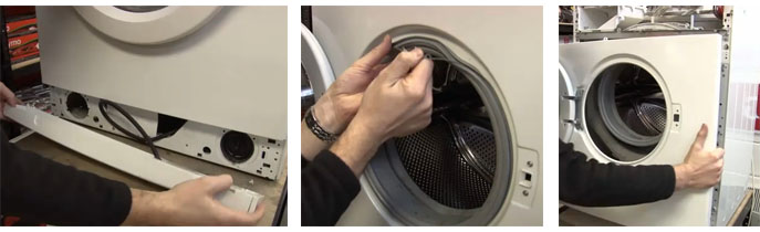 How to replace the heating element in a Bosch washing machine with your own hands