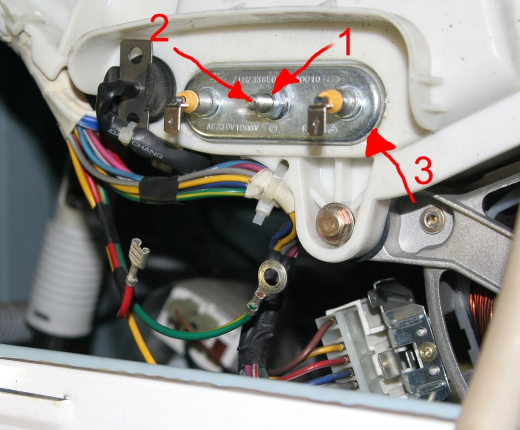 How to replace the heating element in the washing machine with your own hands