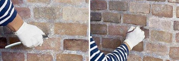 Imitation of a brick wall (masonry) with your own hands: 7 ways, photos and videos