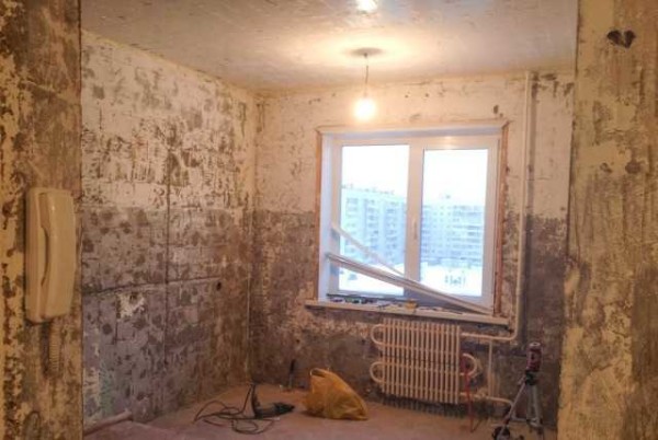 Kitchen renovation in Khrushchev: photo, repair procedure, finishing materials