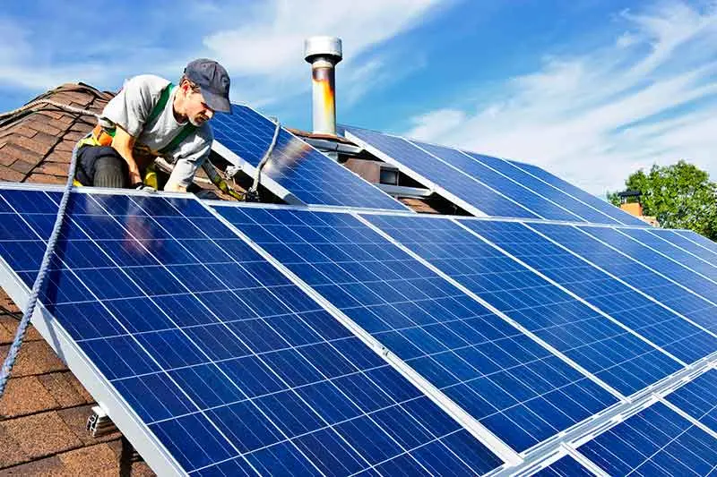Outdoor solar-powered lamps for summer cottages and gardens, for a country house, autonomous LED power plants with a sensor, photo, video