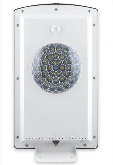 Outdoor solar-powered lamps for summer cottages and gardens, for a country house, autonomous LED power plants with a sensor, photo, video