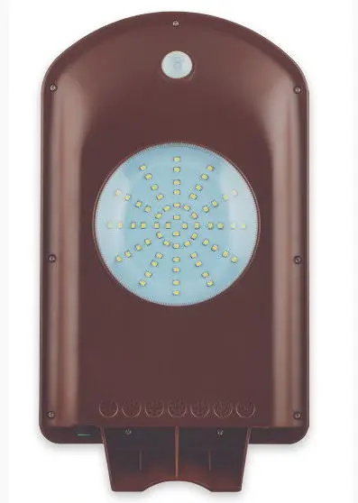 Outdoor solar-powered lamps for summer cottages and gardens, for a country house, autonomous LED power plants with a sensor, photo, video
