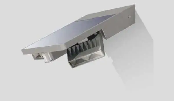 Outdoor solar-powered lamps for summer cottages and gardens, for a country house, autonomous LED power plants with a sensor, photo, video