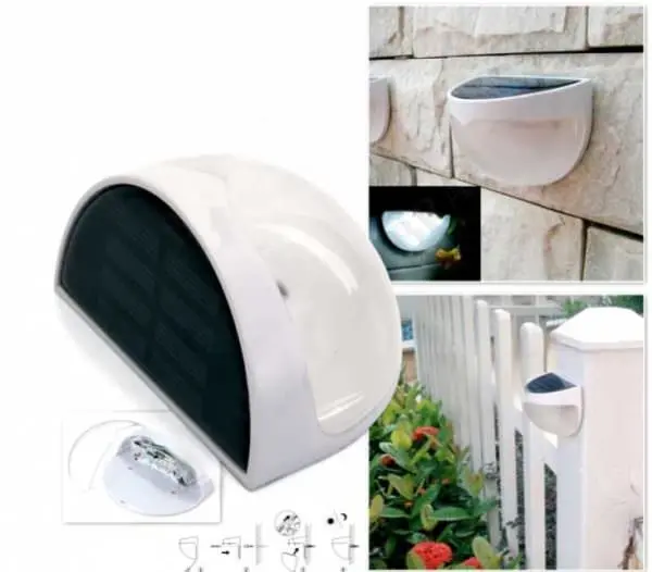Outdoor solar-powered lamps for summer cottages and gardens, for a country house, autonomous LED power plants with a sensor, photo, video