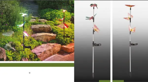 Outdoor solar-powered lamps for summer cottages and gardens, for a country house, autonomous LED power plants with a sensor, photo, video