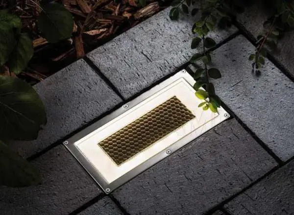Outdoor solar-powered lamps for summer cottages and gardens, for a country house, autonomous LED power plants with a sensor, photo, video