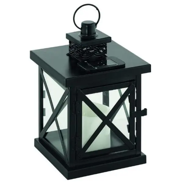 Outdoor solar-powered lamps for summer cottages and gardens, for a country house, autonomous LED power plants with a sensor, photo, video