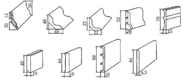 Plastic floor plinth: types, sizes, methods of fastening