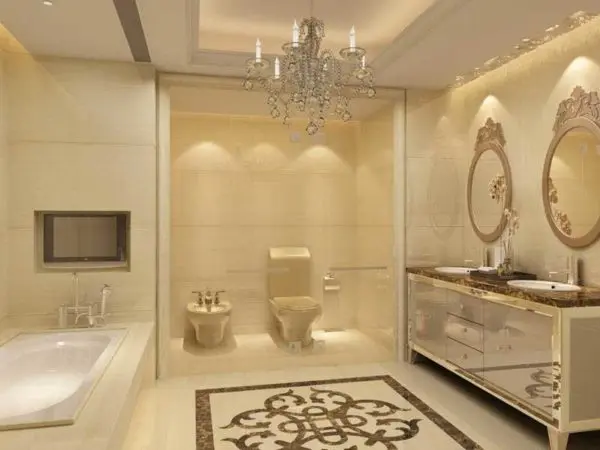 Porcelain stoneware laying: on the floor, walls, photo