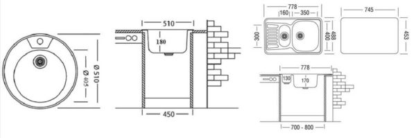 Sink (kitchen sink): what are, sizes, how to choose