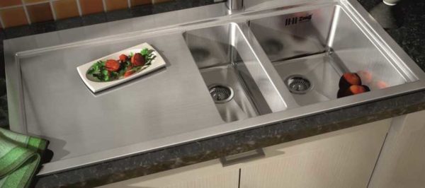 Sink (kitchen sink): what are, sizes, how to choose