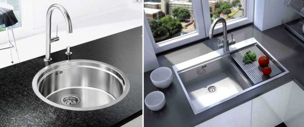 Sink (kitchen sink): what are, sizes, how to choose