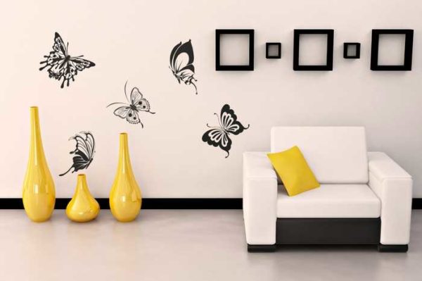 Stencils for walls for painting: print and draw