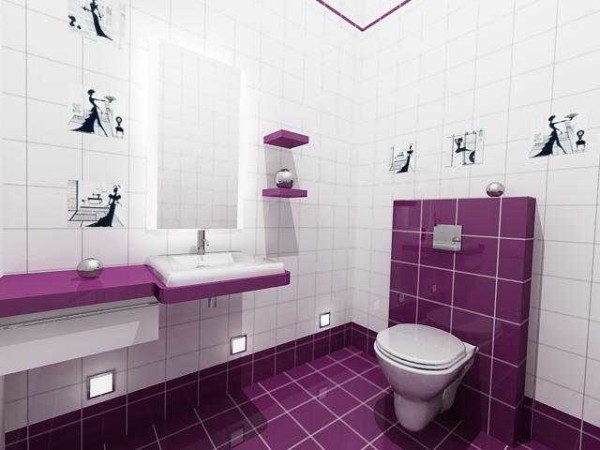 Toilet design: in the apartment, small, photo design 