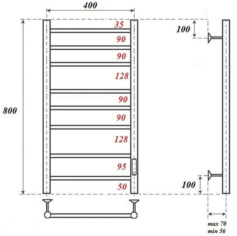 TOP 15 best electric heated towel rails for the bathroom - 2023 rating with and without a thermostat, how to choose