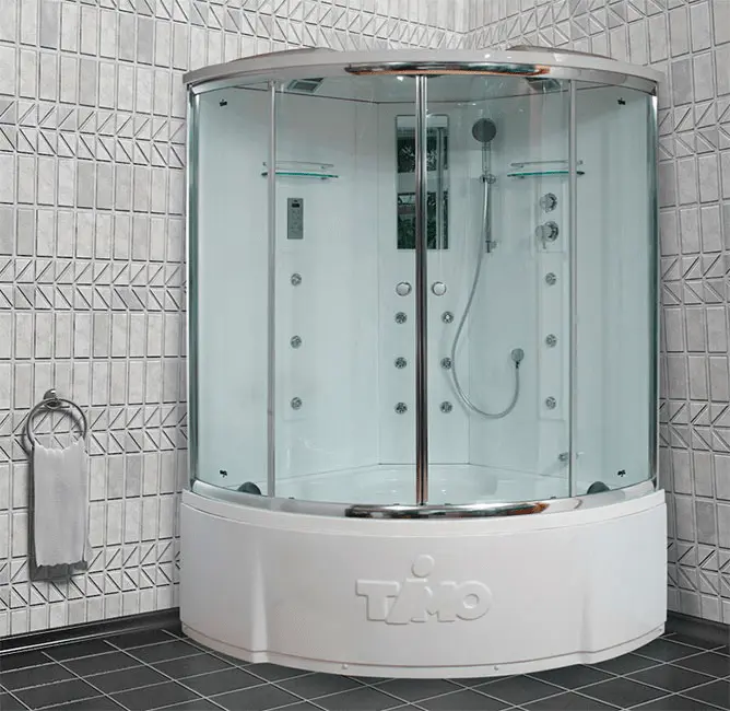 Types of shower cabins: design features, materials of manufacture, operation nuances