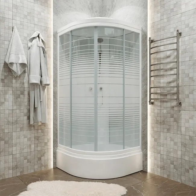 Types of shower cabins: design features, materials of manufacture, operation nuances