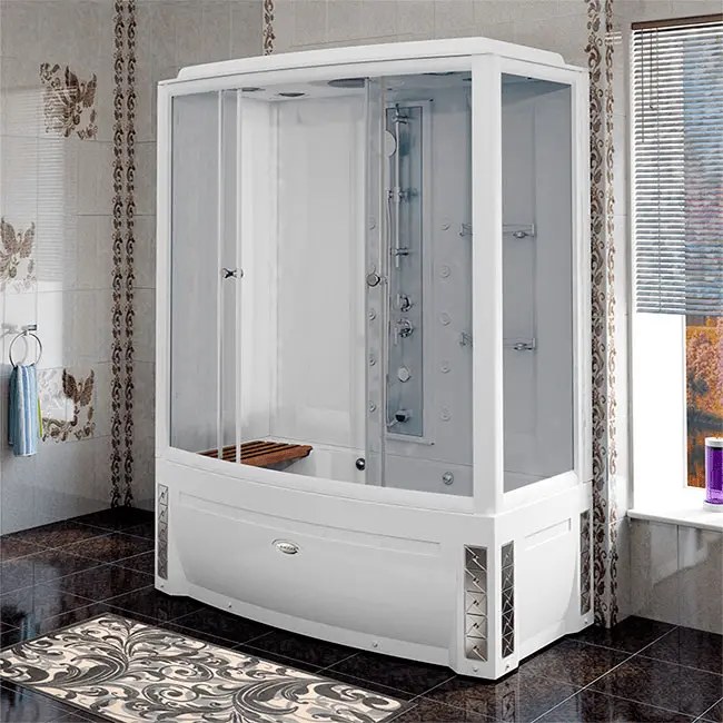 Types of shower cabins: design features, materials of manufacture, operation nuances