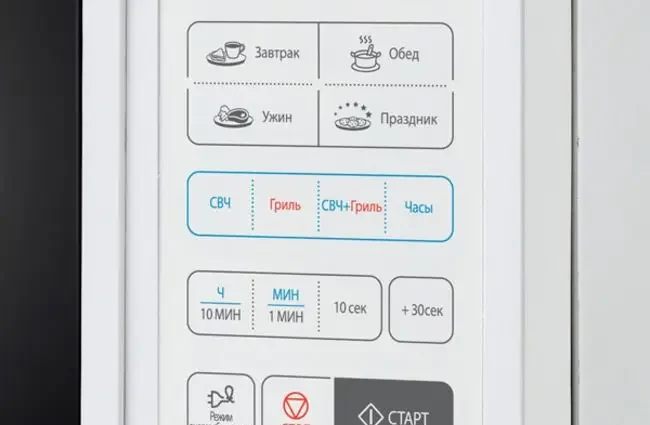 What are the modes of the microwave