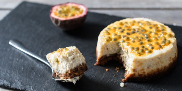 How to Eat Passion Fruit: Quick Passion Fruit Cheesecake