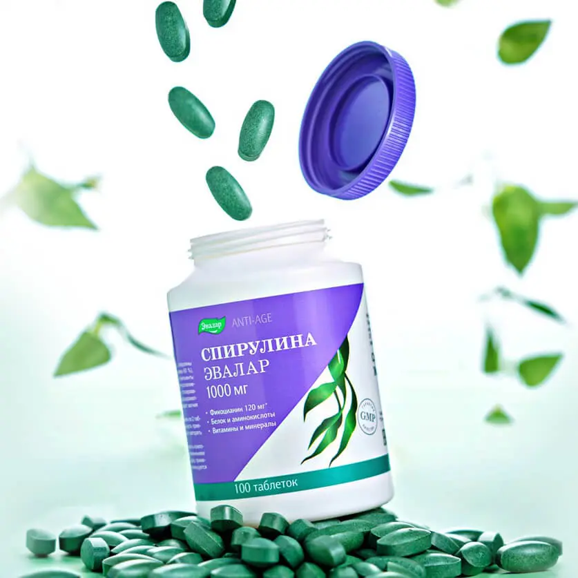 Spirulina tablets