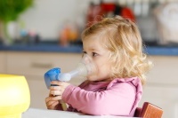 Inhalation for sore throat in children