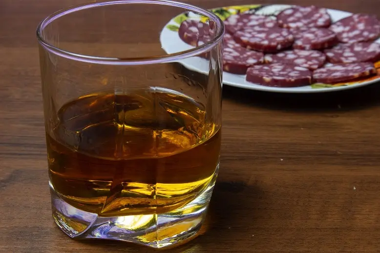 photo of real homemade barley whiskey
