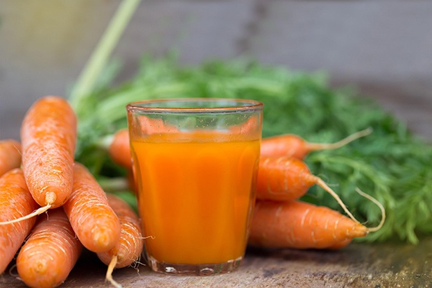 Carrot juice.
