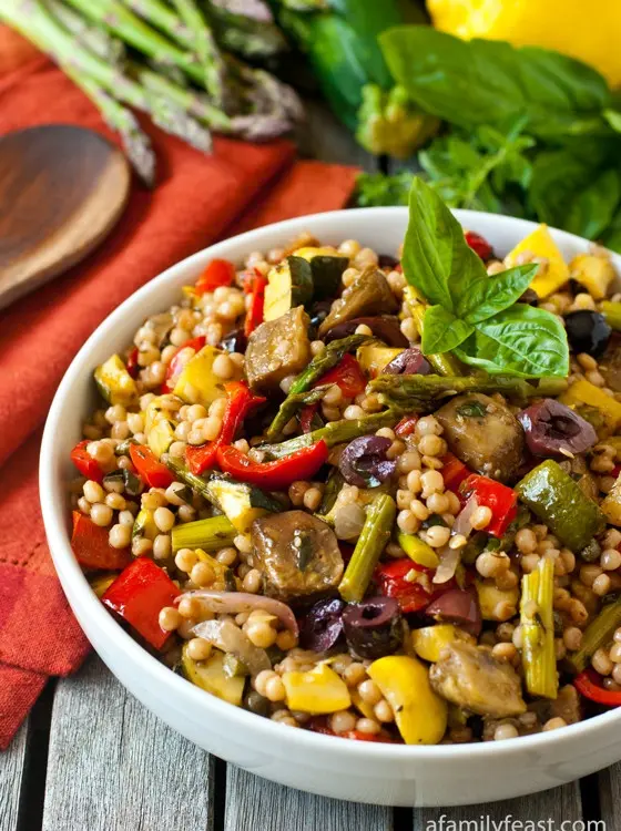 Delicious Recipe of Roasted Vegetable Pearl Couscous