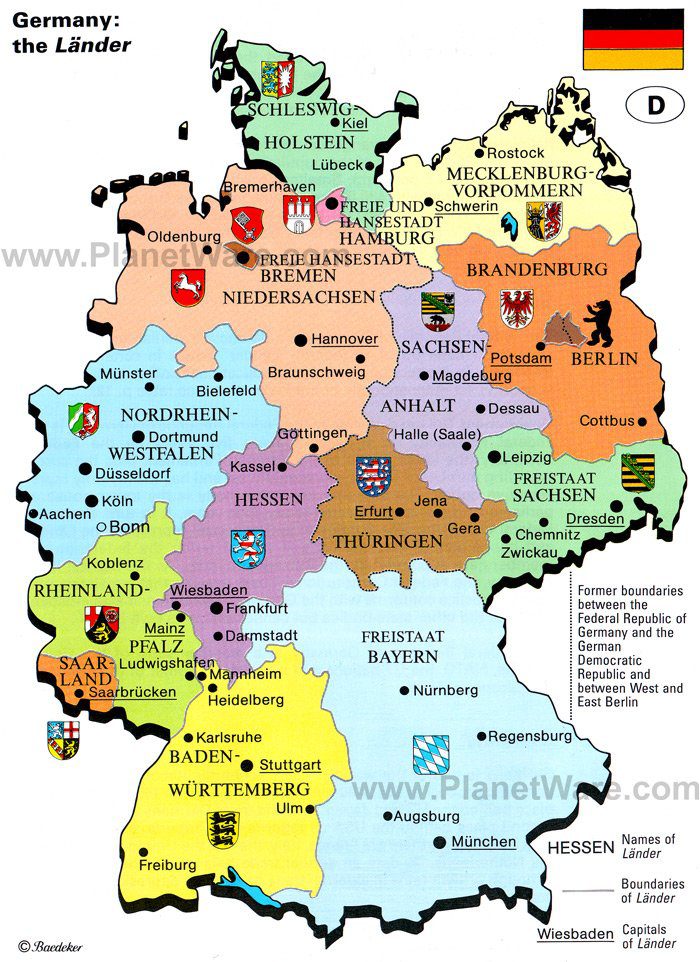 Germany: the Länder Map