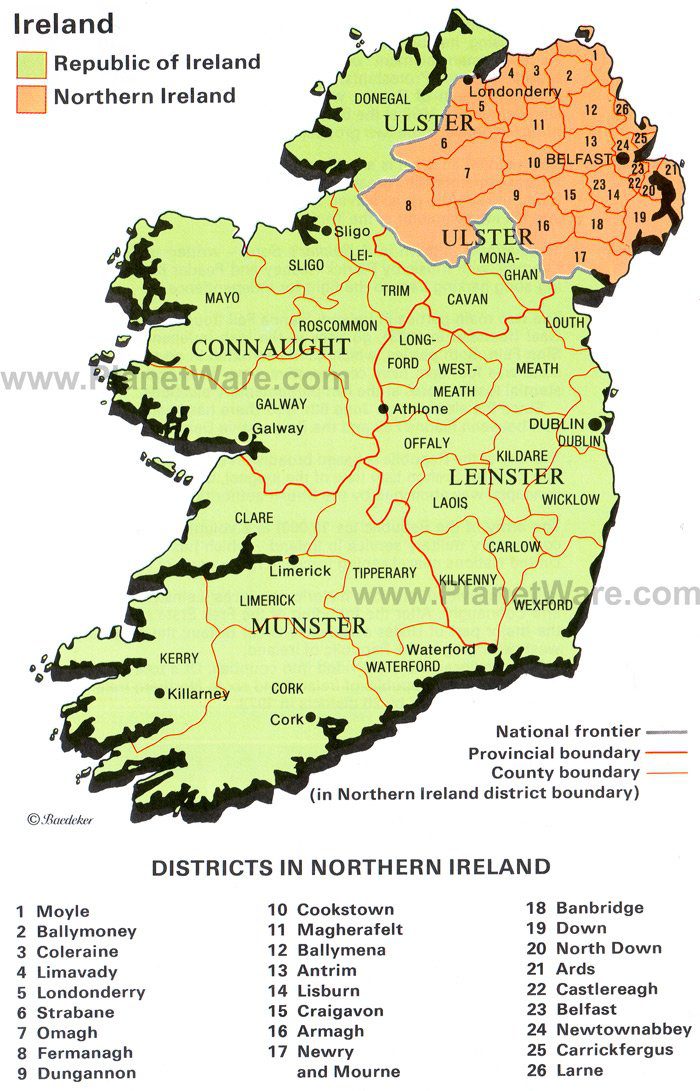 Ireland Map