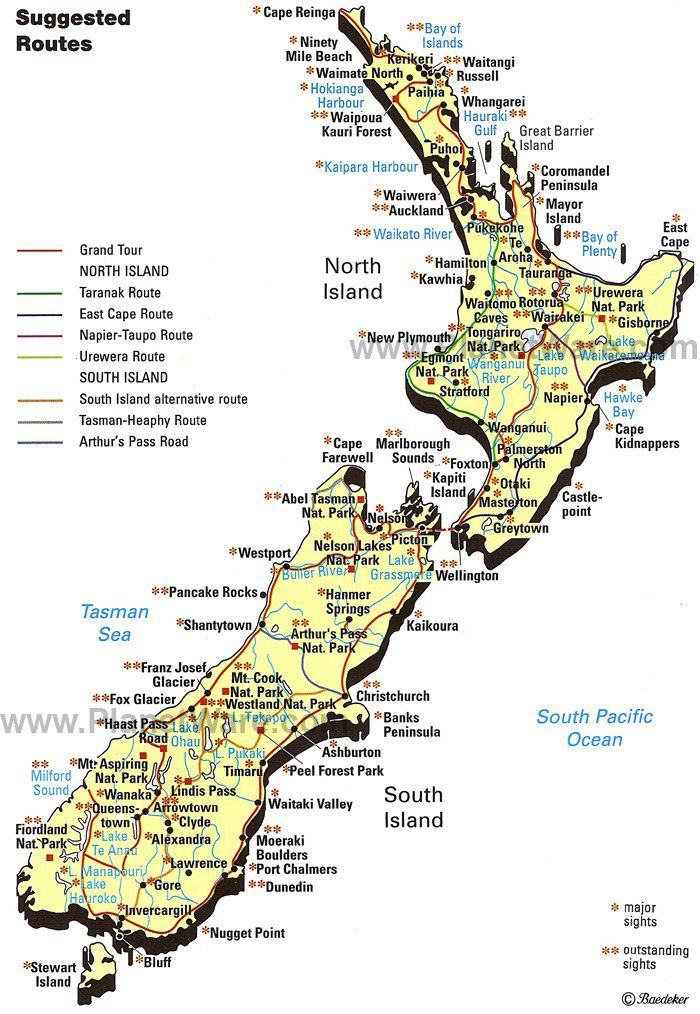 New Zealand Map